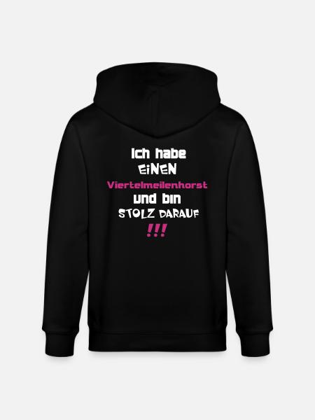Viertelmeilenhorst - Stanley/Stella Unisex Bio-Kapuzenjacke CULTIVATOR  - Schwarz