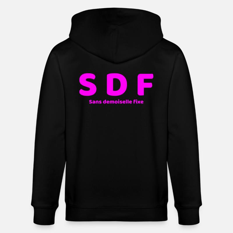 SDF - Veste à capuche bio CULTIVATOR Stanley/Stella Unisexe - noir
