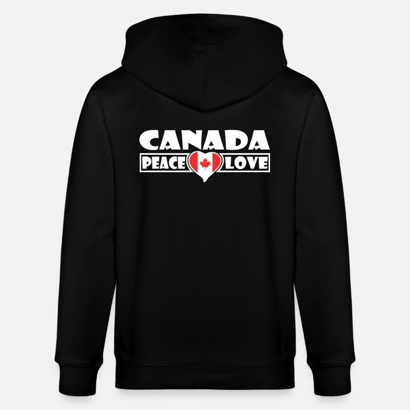 Canada - Stanley/Stella Unisex Bio-Kapuzenjacke CULTIVATOR  - Schwarz