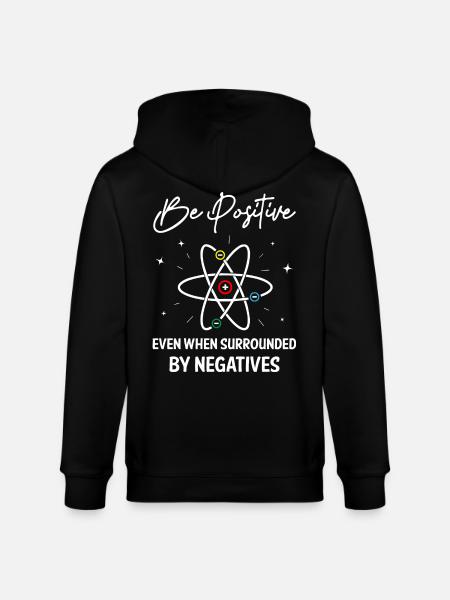 Be Positive Science - Stanley/Stella CULTIVATOR Unisex Organic Hooded Jacket - black
