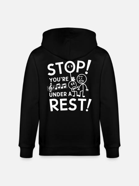 Funny Music Design For Men Women Music Teacher - Stanley/Stella CULTIVATOR Unisex Organic Hooded Jacket - black