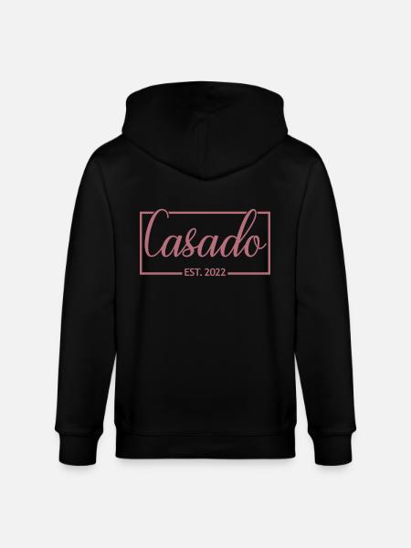 2022 Hochzeit Ehepaar - Stanley/Stella Unisex Bio-Kapuzenjacke CULTIVATOR  - Schwarz