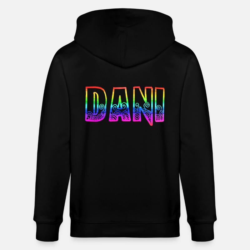 Dani RS Arc-en-ciel - Veste à capuche bio CULTIVATOR Stanley/Stella Unisexe - noir