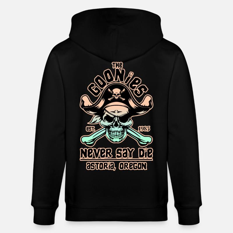 THE GOONIES 8 - Stanley/Stella Unisex Bio-Kapuzenjacke CULTIVATOR - Schwarz