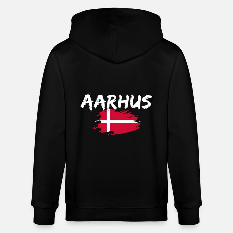 Aarhus, Danemark - Veste à capuche bio CULTIVATOR Stanley/Stella Unisexe - noir