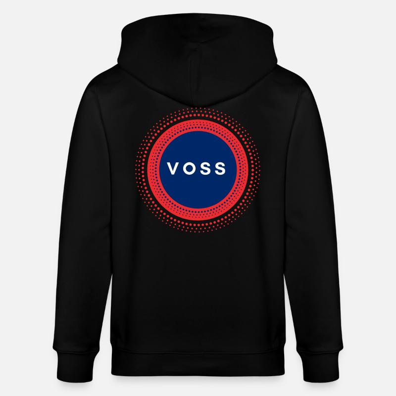 Voss Norwegen - Stanley/Stella Unisex Bio-Kapuzenjacke CULTIVATOR  - Schwarz