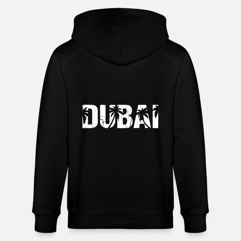 Palmiers de Dubaï - Veste à capuche bio CULTIVATOR Stanley/Stella Unisexe - noir