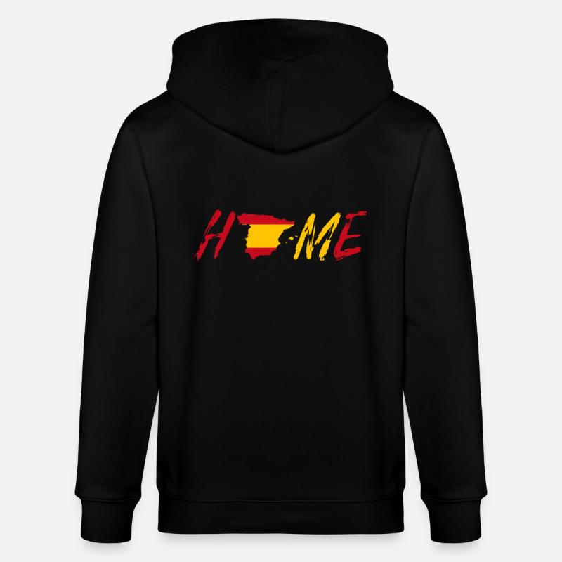 Espagne Domicile - Veste à capuche bio CULTIVATOR Stanley/Stella Unisexe - noir