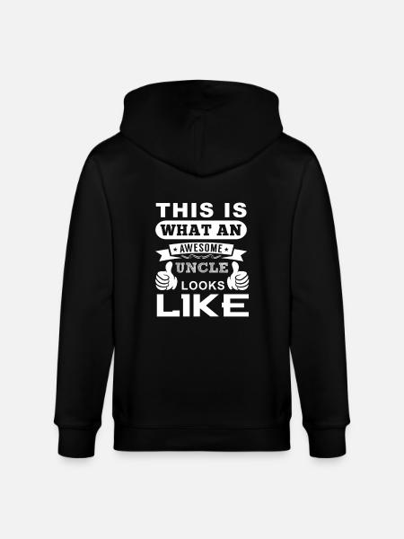 Sådan ser en fantastisk onkel ud - Stanley/Stella økologisk unisex-hættejakke CULTIVATOR - sort