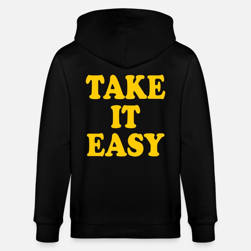 Take it easy - Stanley/Stella Unisex Bio-Kapuzenjacke CULTIVATOR  - Schwarz