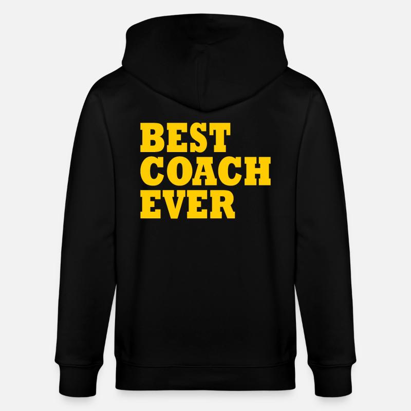 Best coach ever - Veste à capuche bio CULTIVATOR Stanley/Stella Unisexe - noir