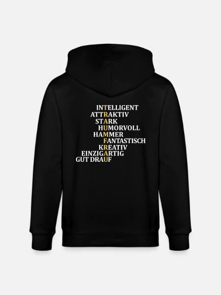 Traumfrau - Stanley/Stella Unisex Bio-Kapuzenjacke CULTIVATOR  - Schwarz