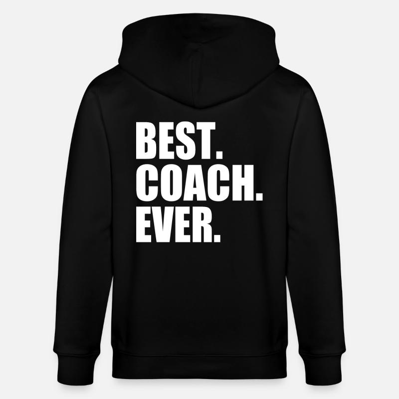 Best coach ever - Veste à capuche bio CULTIVATOR Stanley/Stella Unisexe - noir