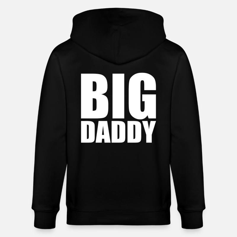 Big daddy - Stanley/Stella Unisex Bio-Kapuzenjacke CULTIVATOR  - Schwarz