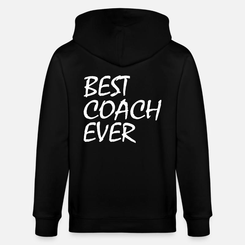 Best coach ever - Veste à capuche bio CULTIVATOR Stanley/Stella Unisexe - noir