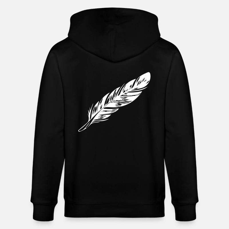 Feder - Stanley/Stella Unisex Bio-Kapuzenjacke CULTIVATOR  - Schwarz