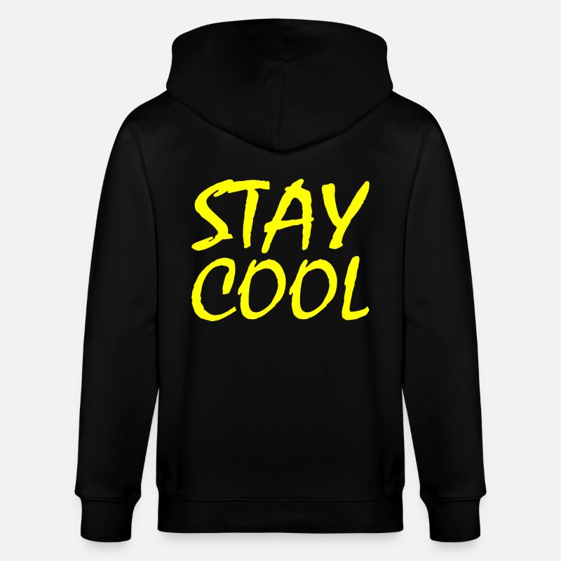 Stay cool - Veste à capuche bio CULTIVATOR Stanley/Stella Unisexe - noir