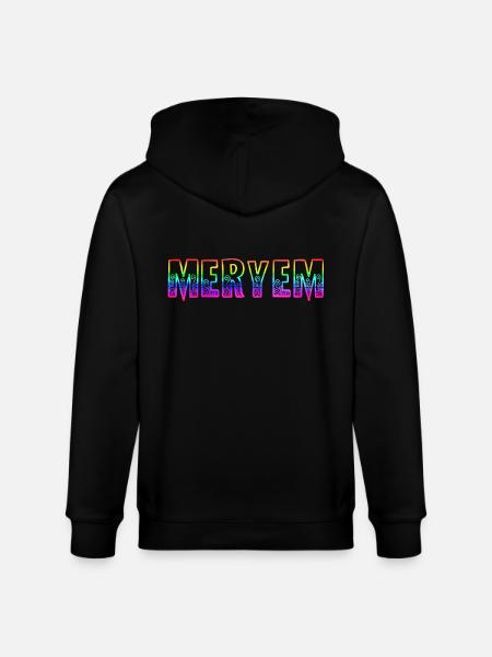 meryem rs regenbogen - Stanley/Stella Unisex Bio-Kapuzenjacke CULTIVATOR  - Schwarz