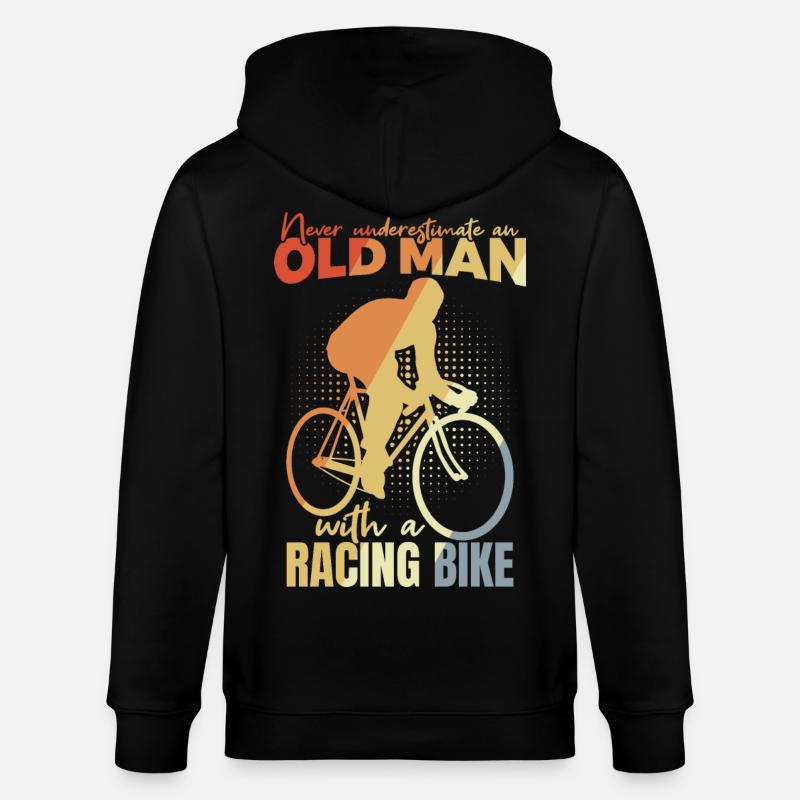 Papi vélo - Veste à capuche bio CULTIVATOR Stanley/Stella Unisexe - noir