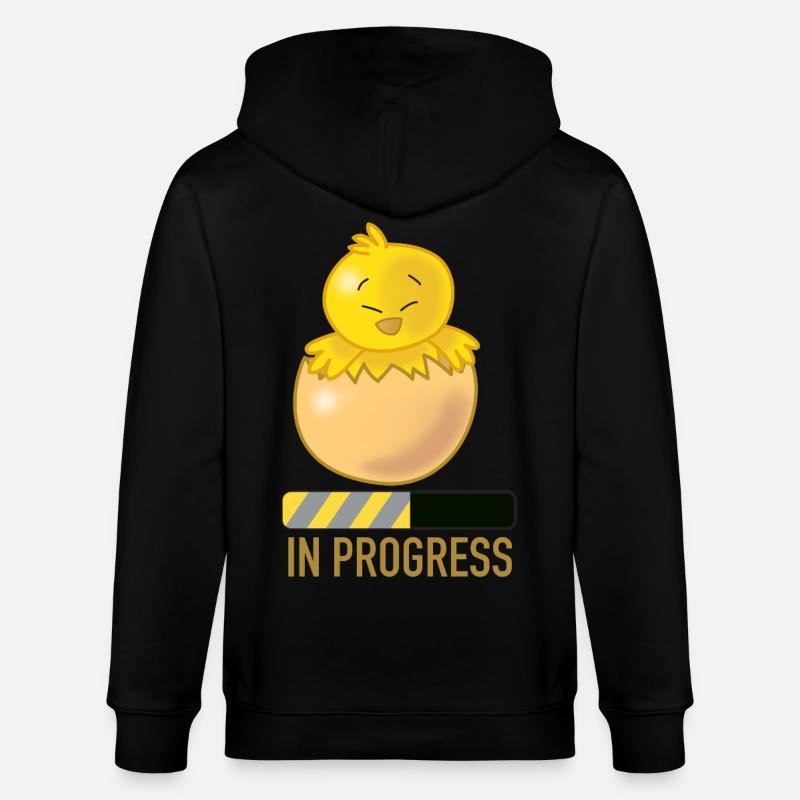 Werdende Mutter - Stanley/Stella Unisex Bio-Kapuzenjacke CULTIVATOR  - Schwarz