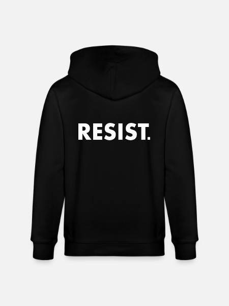 Resist - Stanley/Stella CULTIVATOR Unisex Organic Hooded Jacket - black