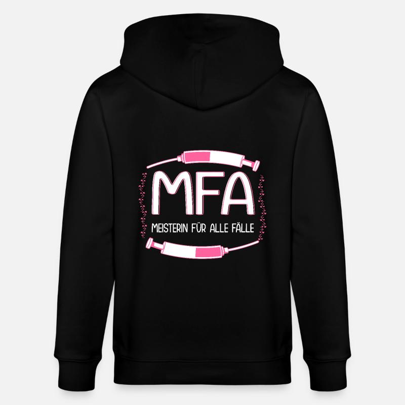Assistant médical Master MFA - Veste à capuche bio CULTIVATOR Stanley/Stella Unisexe - noir