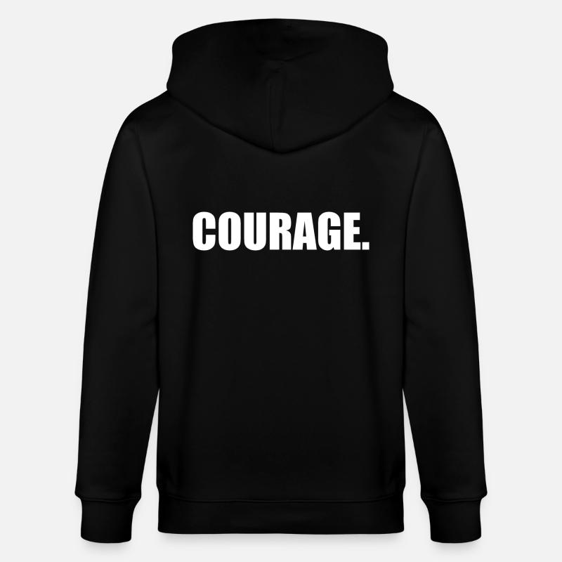 Courage - Stanley/Stella Unisex Bio-Kapuzenjacke CULTIVATOR  - Schwarz