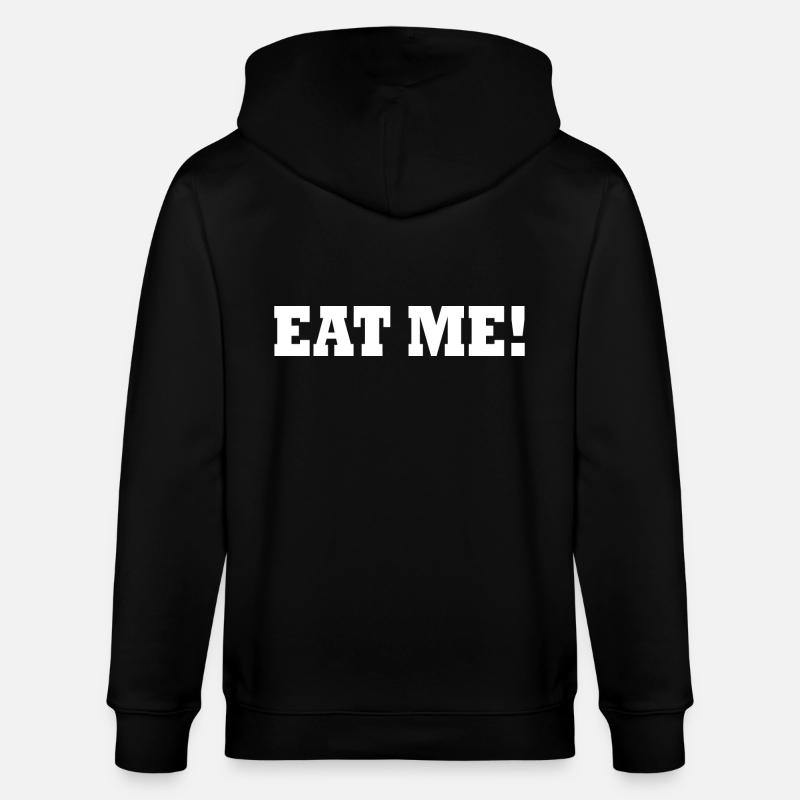 Eat me - Veste à capuche bio CULTIVATOR Stanley/Stella Unisexe - noir