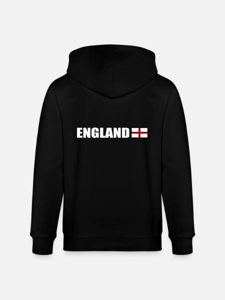 England - Stanley/Stella CULTIVATOR Unisex Organic Hooded Jacket - black