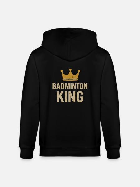 Roi du badminton - Veste à capuche bio CULTIVATOR Stanley/Stella Unisexe - noir