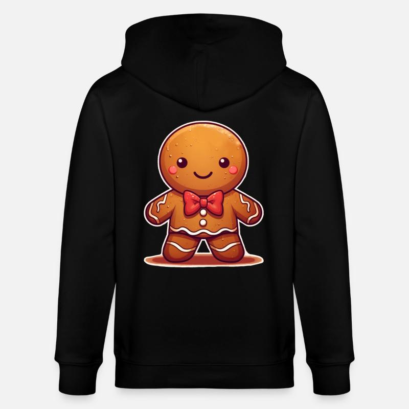 Gingerbread - Veste à capuche bio CULTIVATOR Stanley/Stella Unisexe - noir