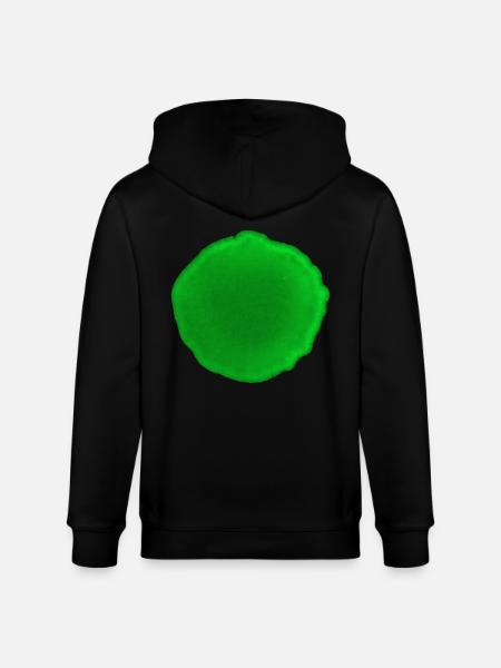 Punkt Grün - Stanley/Stella Unisex Bio-Kapuzenjacke CULTIVATOR  - Schwarz