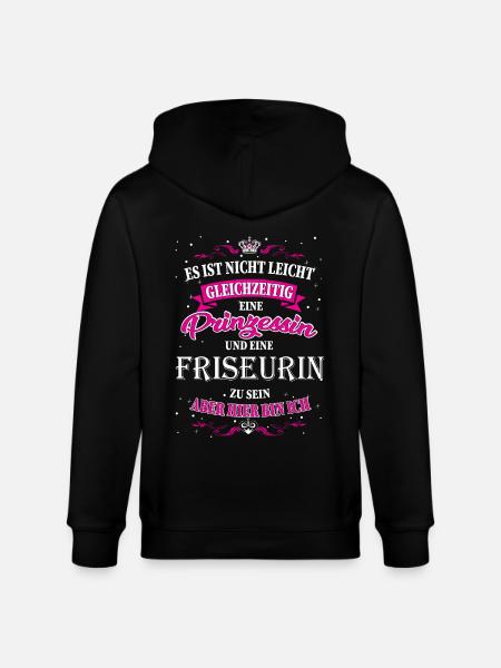 Coiffeur et Princesse - Veste à capuche bio CULTIVATOR Stanley/Stella Unisexe - noir