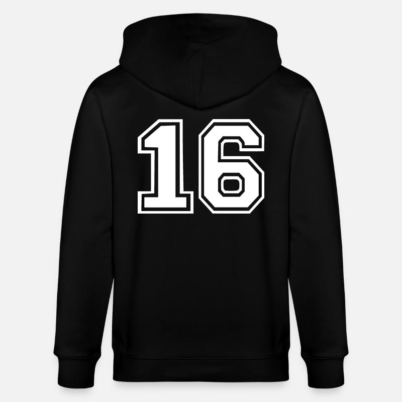 16 - Stanley/Stella Unisex Bio-Kapuzenjacke CULTIVATOR  - Schwarz