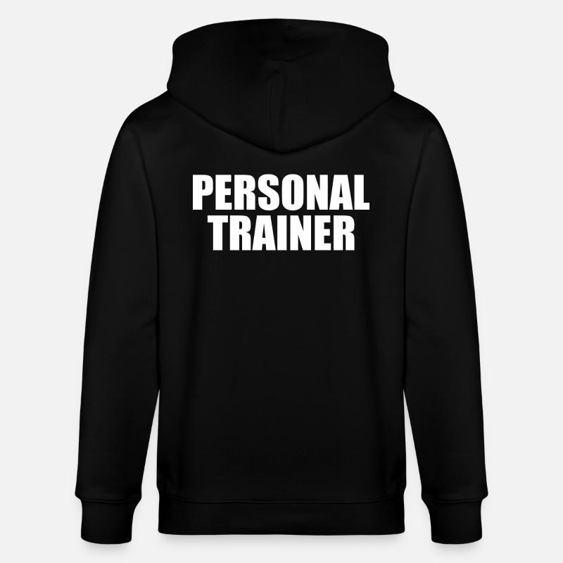 Personal trainer - Stanley/Stella Unisex Bio-Kapuzenjacke CULTIVATOR  - Schwarz