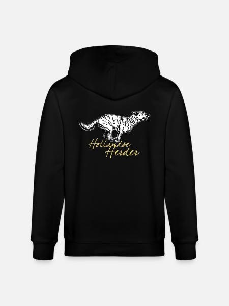 Hollandse Herder - Stanley/Stella Unisex Bio-Kapuzenjacke CULTIVATOR - Schwarz