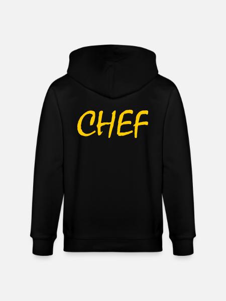 Chef - Veste à capuche bio CULTIVATOR Stanley/Stella Unisexe - noir
