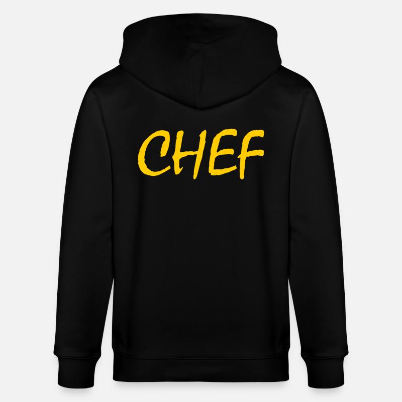 Chef - Veste à capuche bio CULTIVATOR Stanley/Stella Unisexe - noir