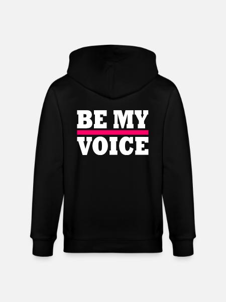 Be my voice iran - Stanley/Stella CULTIVATOR  Unisex Organic Hooded Jacket - black
