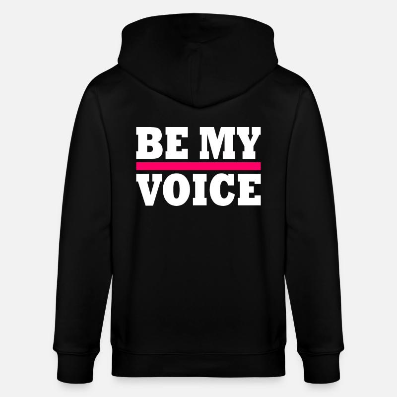Be my voice iran - Stanley/Stella Unisex Bio-Kapuzenjacke CULTIVATOR  - Schwarz