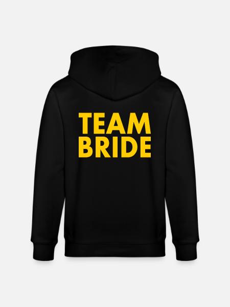 Team bride - Stanley/Stella CULTIVATOR Unisex Organic Hooded Jacket - black
