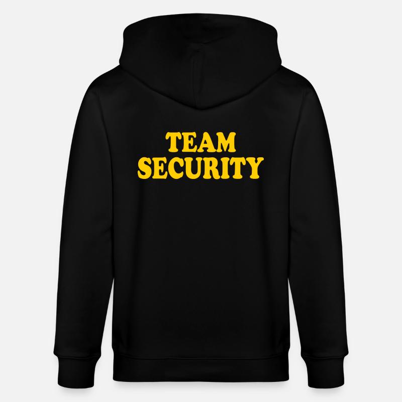 Team security - Stanley/Stella Unisex Bio-Kapuzenjacke CULTIVATOR  - Schwarz