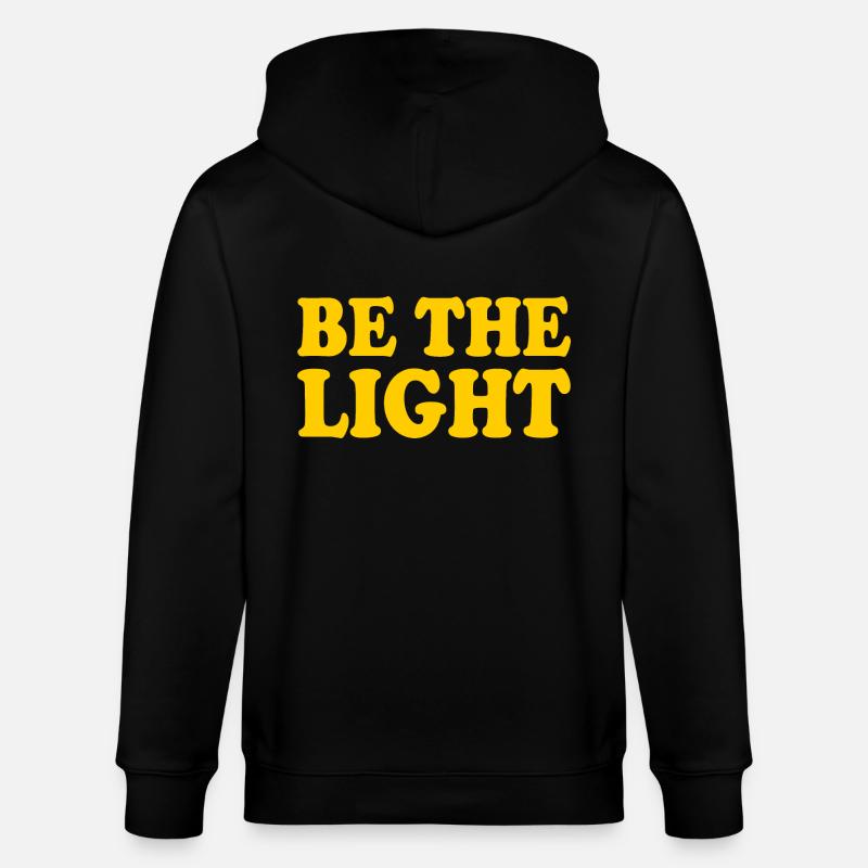 Be the light - Veste à capuche bio CULTIVATOR Stanley/Stella Unisexe - noir