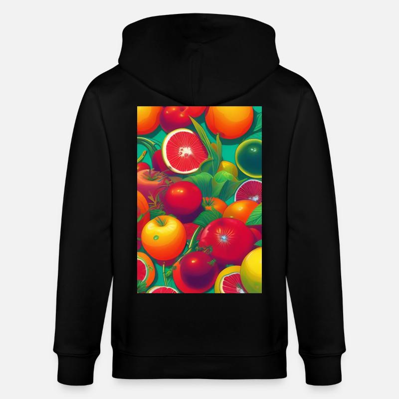 Fruit - Veste à capuche bio CULTIVATOR Stanley/Stella Unisexe - noir