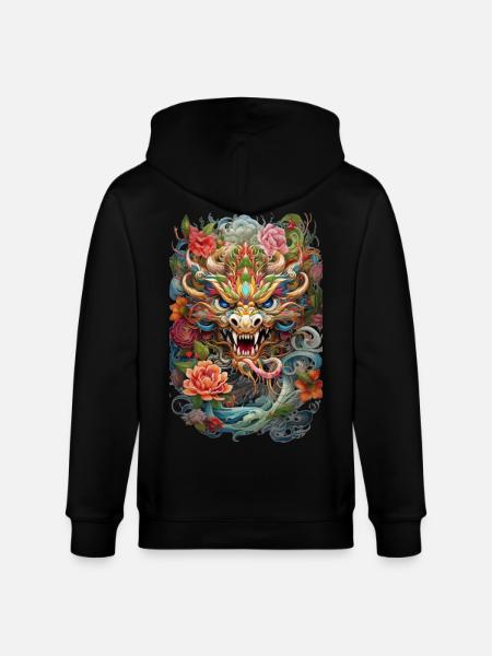 Dragon - Veste à capuche bio CULTIVATOR Stanley/Stella Unisexe - noir