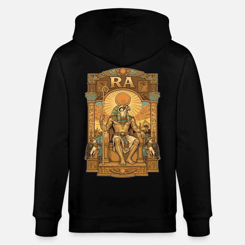 RA Thron - Stanley/Stella Unisex Bio-Kapuzenjacke CULTIVATOR  - Schwarz