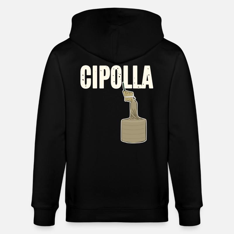 Cipolla - Stanley/Stella Unisex Bio-Kapuzenjacke CULTIVATOR - Schwarz