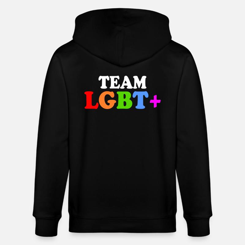 Lgbt - Stanley/Stella Unisex Bio-Kapuzenjacke CULTIVATOR  - Schwarz