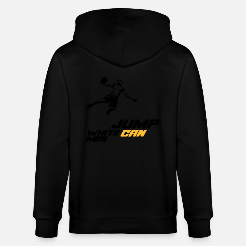 White Men Can Jump Dunk - Stanley/Stella Unisex Bio-Kapuzenjacke CULTIVATOR - Schwarz