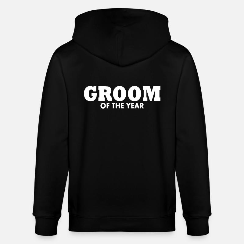 Groom - Stanley/Stella Unisex Bio-Kapuzenjacke CULTIVATOR  - Schwarz